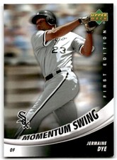 2007 Upper Deck First Edition Jermaine Dye Baseball Cards #MS-JD