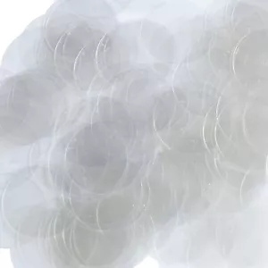 30mm Sequins Crystal Clear Transparent See-Thru. Made in USA - Picture 1 of 2
