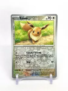 Pokemon TCG 151 Eevee 133/165 Reverse Holo NM/M- US-VERKÄUFER 🙂 🙂 - Bild 1 von 2