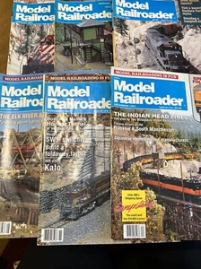 1991 Model Railroader Magazines 6 Issues Jan-Mar & Aug.,Nov, Dec - Picture 1 of 7