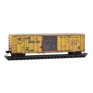 Micro-Trains N 02544437 Union Pacific UP Railbox Weathered 50' Boxcar Freight - Picture 1 of 2