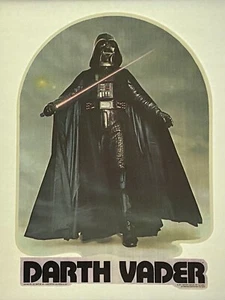 6 x 1977 Star Wars Darth Vader Vintage Iron On T Shirt Transfers New Unused Lot - Picture 1 of 4