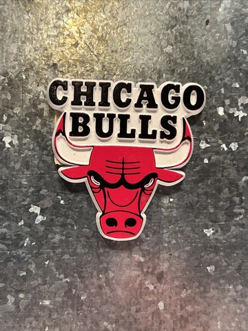NBA Vintage CHICAGO BULLS RUBBER Basketball FRIDGE MAGNET Cover