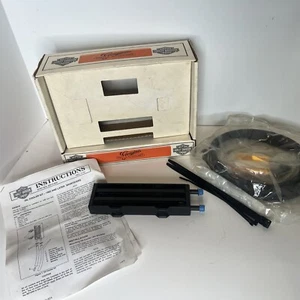 harley Davidson black vertical oil cooler xl kit 1982 & up sportsters 62497-82a - Picture 1 of 16