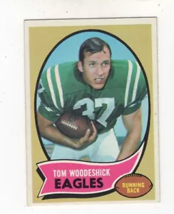 1970 Topps Football Tom Woodeshick Philadelphia Eagles #210 - Bild 1 von 2