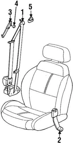 Genuino GM 1999-2002 Saturn SL SL1 SL2 SW2 SW1 1.9L L4 - Kit de correa de gas 21304744 Foto 1 de 1