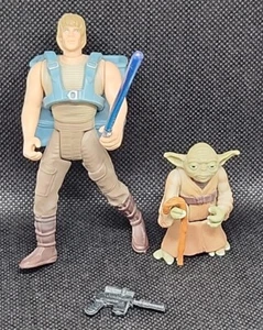 Star Wars Luke & Yoda Dagobah Kenner POTF 1995 3,75 Figuren mit Zubehör - Bild 1 von 8