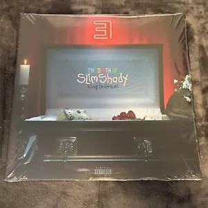 Eminem The Death Of Slim Shady Coup De Grace 2 LP Blue & Ruby Colored Vinyl Used - Picture 1 of 6