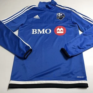 Montreal Impact LS Climatcool Blu Adidas Offset Collo Zip Uomo Small BMO - Foto 1 di 9