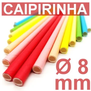 5.000 CAIPI kurz PAPIER Trinkhalme 4 Lagig 145x8 mm farbe wählbar - Bild 1 von 4