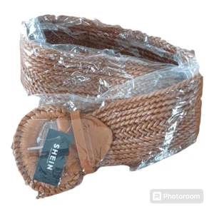 SHEIN Unisex Versatile 2.5CM Needle Buckle Woven Belt - Picture 1 of 3