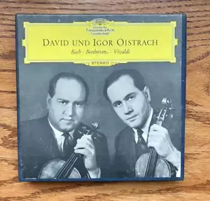 David und Igor Oistrach Violinkonzerte DGG DGC 8714 Rolle zu Rolle 7,5 IPS - Bild 1 von 4