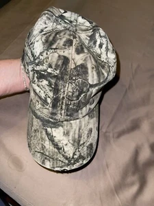 MEN'S HAT CAMOFLAGE (worn on the front)  no brand name! VERY LOVED HAT......ADJ. - Picture 1 of 7