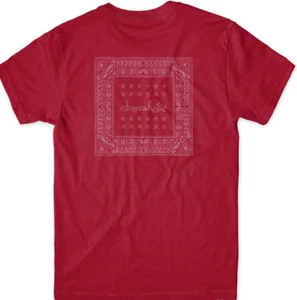 Mens T-shirt Chocolate Bandana Red - Picture 1 of 2
