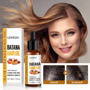 Natural Batana Oil For Hair Growth Healthier Thicker Fuller Anti Hair-Loss 50ML - Picture 1 of 9