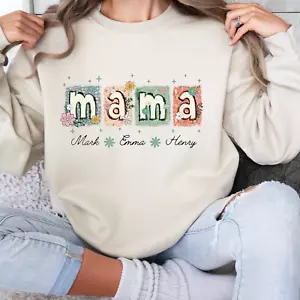 Personalized Mom Shirt, Mama Shirt with Kids Names, Mother's Day Shirt, Mom gift - Picture 1 of 10