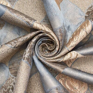 Ornamental Extra Wide Metallic 110" Heavyweight Upholstery Jacquard Fabric - Picture 1 of 10