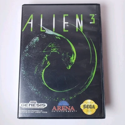 Sega Genesis ALIEN 3 Game Catridge Complete in Box - Image 1 of 4