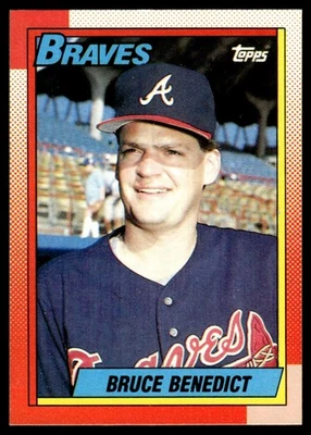 1990 Topps Bruce Benedict Atlanta Braves #583 17398 - Image 1 of 2