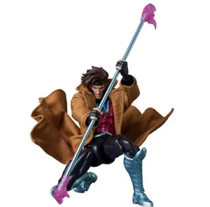 Figura de acción CT Mafex Gambit 1/12 - Figura X-Men con abrigo de tela - NUEVA & móvil - Imagen 1 de 9