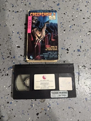 Creepshow 2 (New World Pictures VHS, 1987) First Print Foto 1 de 4