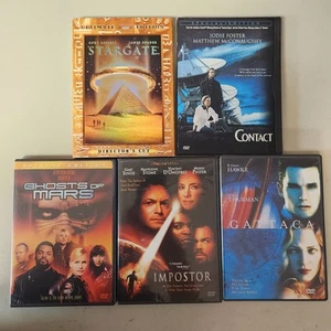 Gattaca - Ghosts Of Mars - Contact - Stargate - Imposter - Sci-Fi DVD Lot # 1 - Picture 1 of 17