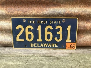 Authentic Delaware License Plate Metal Auto Tag DE - Picture 1 of 1