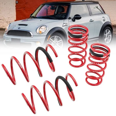 Kit de resorte reductor de bobina Euro Megan 4 piezas para Mini Cooper R56 HB R57 convertible Foto 1 de 4