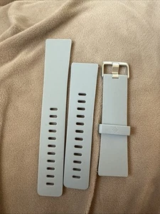 Fitbit Versa Band Set Light Blue Small And Large Band New. OEM - Picture 1 of 3