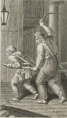 SCHULE (*1791) nach SCHUBERT (*1761), Zwei Männer im Gespann,  1811, Rad. - Bild 1 von 4