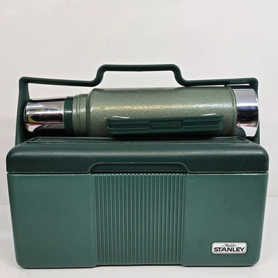 Refrigerador vintage Aladdin Stanley e garrafa térmica A-944DH bom estado - Imagem 1 de 4