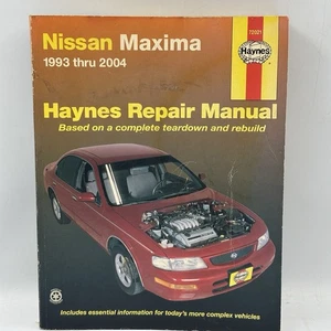 Haynes Repair Manual 72021 Nissan Maxima Complete Teardown Rebuild 1993 - 2004 - Picture 1 of 6