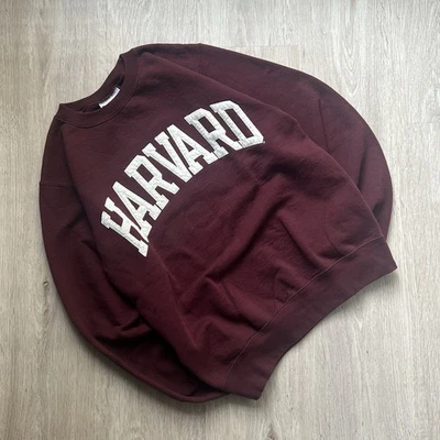 Vintage Harvard Sweatshirt Mens XS Crewneck Pullover Classic Collegiate College - Image 1 of 4