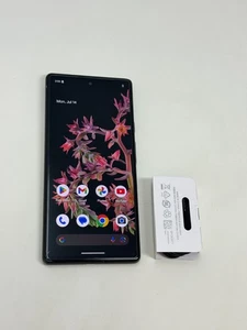 Google Pixel 6 (GB7N6) 5G - 128GB Factory Unlocked Stormy Black - *Minor Crack* - Picture 1 of 8