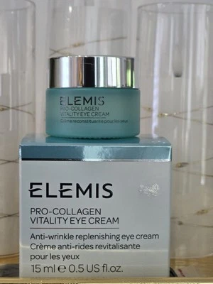 Elemis Pro Colágeno Vitalidad Crema de Ojos 15 ml / 0.5 OZ Caducidad 2027 Nueva Caja Foto 1 de 4