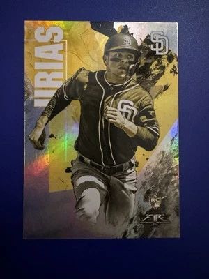 2019 Topps Fire Gold Minted Luis Urias #61 Rookie RC - Image 1 of 2