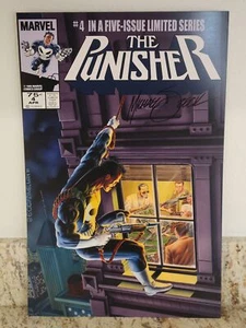 Impresión artística de Punisher #4 firmada por el artista Mike Zeck 11x17 con certificado de autenticidad Marvel Comics - Imagen 1 de 3