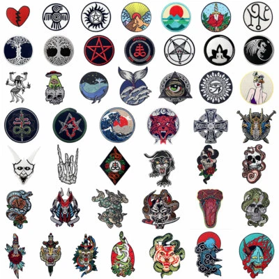 New Iron On patch Lots Embroidered Patches for jeans Appliques clothes Love Gift - Image 1 of 4