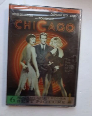 Chicago (DVD, 2003, Fullscreen Edition) *NEW / SEALED* - Gere, Zeta - Jones Foto 1 de 2