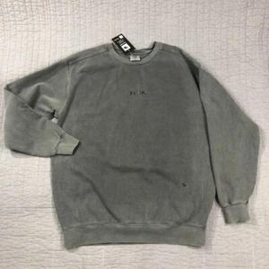 Club Black Sheep Sweatshirt Men Large Gray F**K Pullover Pigment Novelty NWT - Picture 1 of 24