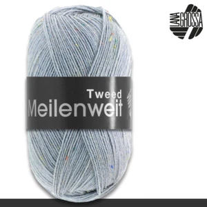 Lana Grossa 100 G Meilenweit 100 Tweed Hilo Para Tejer Calcetines 21 Colores - Imagen 1 de 43