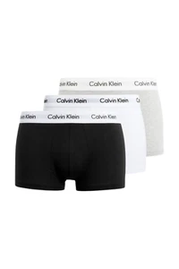 Pack de 3 calzoncillos boxer Calvin Klein Low Rise - negro/gris/blanco - talla - S M L XL - Imagen 1 de 9