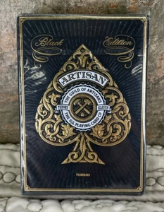 Black Edition Artisan Playing Cards by Theory11 Collectible Card Deck Brand New - Picture 1 of 4