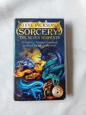 STEVE JACKSON - SORCERY: THE SEVEN SERPENTS - FIGHTING FANTASY #13, WIZARD BOOKS - Image 1 of 2