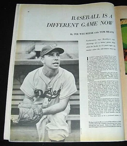 BROOKLYN DODGERS 1955 STORY di PEE WEE REESE WILLARD MULLIN ALL-STAR BASEBALL - Foto 1 di 1