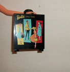 MINIATURE BARBIE DOLL REPRO REPRODUCTION OPENING BLACK CASE ACCESSORY A17