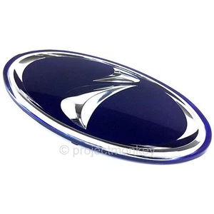OEM Subaru Impreza WRX STi Blue "i" Front Grill Emblem 4" x 2" Badge Genuine JDM - Foto 1 di 1