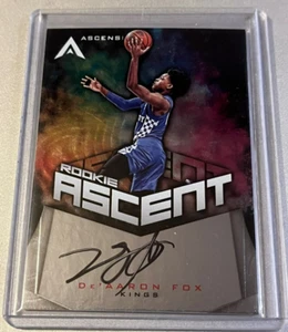 2017-18 Panini Ascension Ascent 236/299 De'Aaron Fox #ASC-DEA Rookie Auto RC - Picture 1 of 2