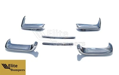 New Volvo P1800 Jensen Cow Horn Stainless Steel Bumpers - Image 1 of 4