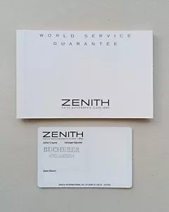 ZENITH Guarantee Warranty Card Booklet Set (Unwritten) - Foto 1 di 3